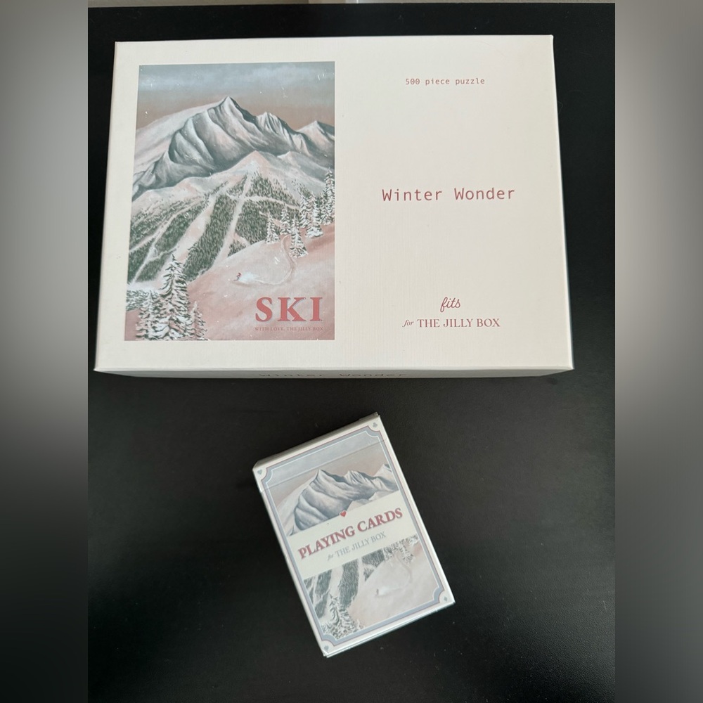 Winter 2023 Jilly Box Playing Cards and Puzzle